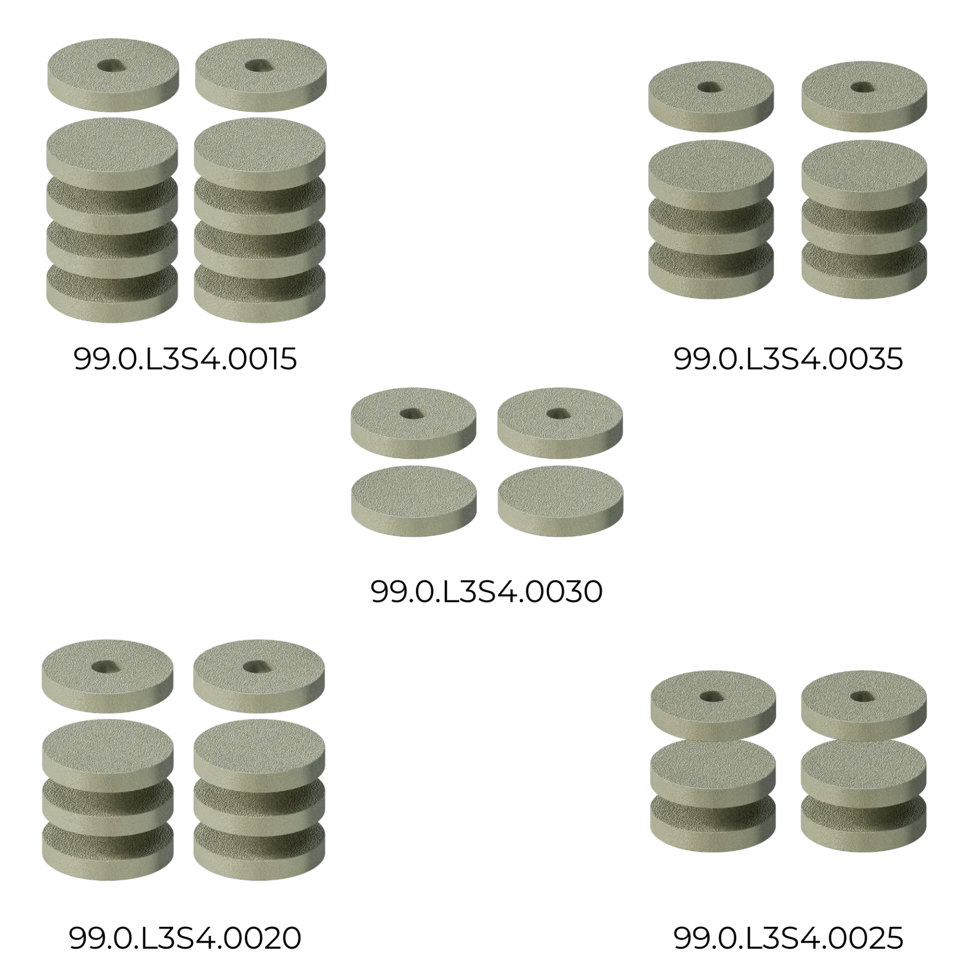 [99.0.L3S4.0025] 99.0.L3S4 FELTS KIT (PP HYPERFILTER CARTRIDGE, MOLECULAR SIEVE AND ACTIVATED CARBON)