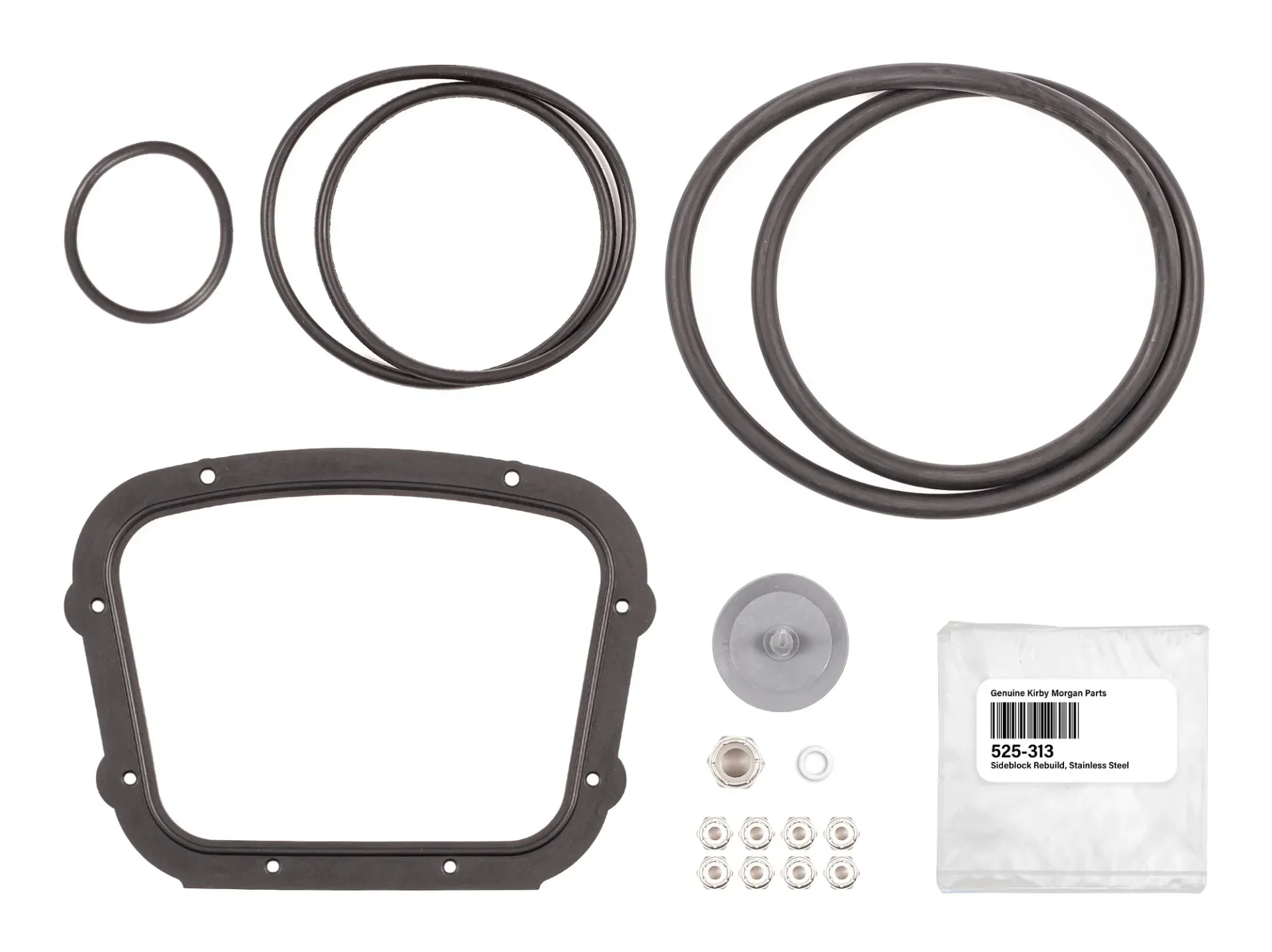 [525-383] KIRBY MORGAN STAINLESS STEEL HELMET REBUILD KIT