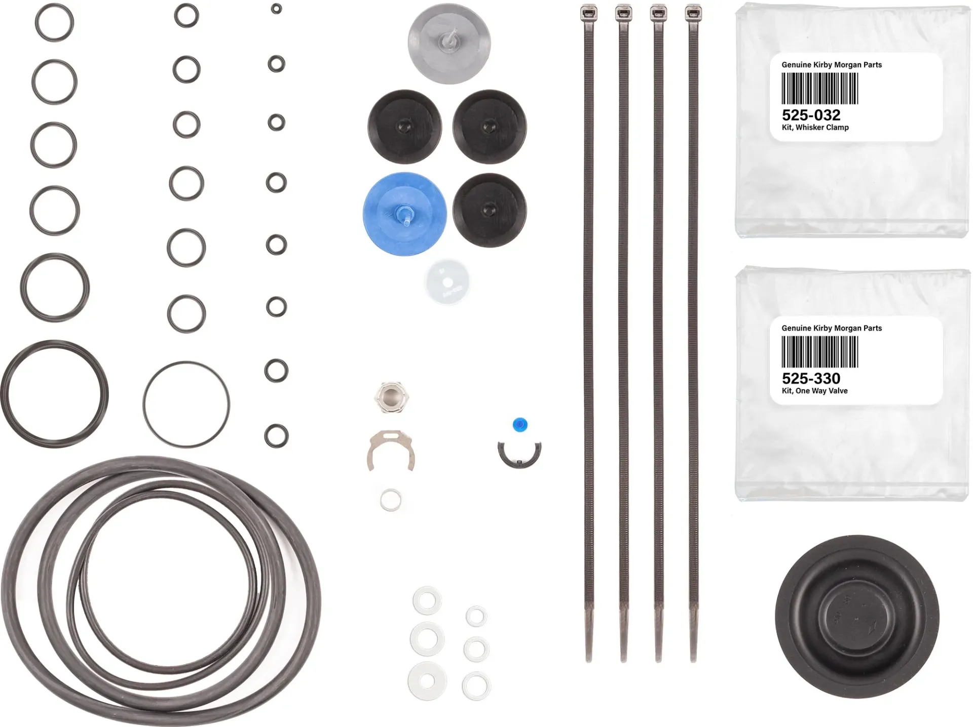 [525-359] KIRBY MORGAN SOFT GOODS OVERHAUL KIT - SUPERLITE 27 w/455 REGULATOR