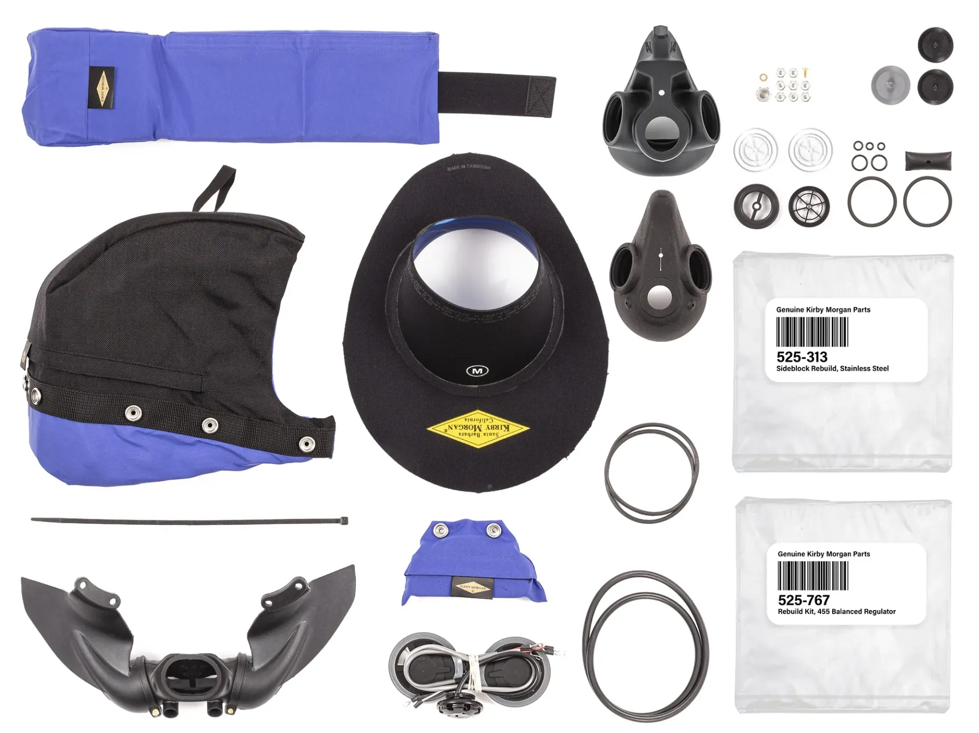 [525-370] KIRBY MORGAN HELMET SPARES KIT - KM97