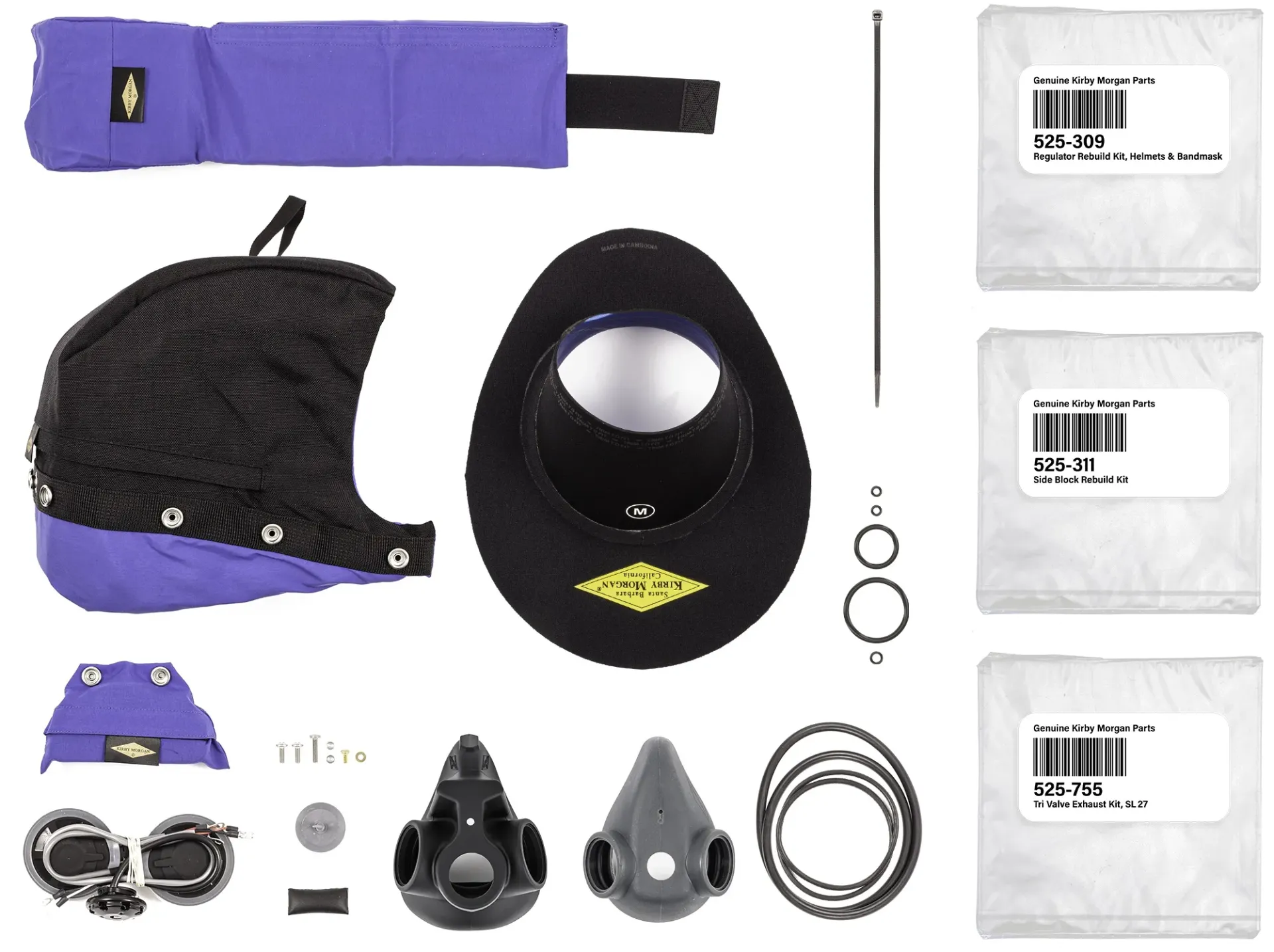 [525-333] KIRBY MORGAN HELMET SPARES KIT - SUPERLITE 27