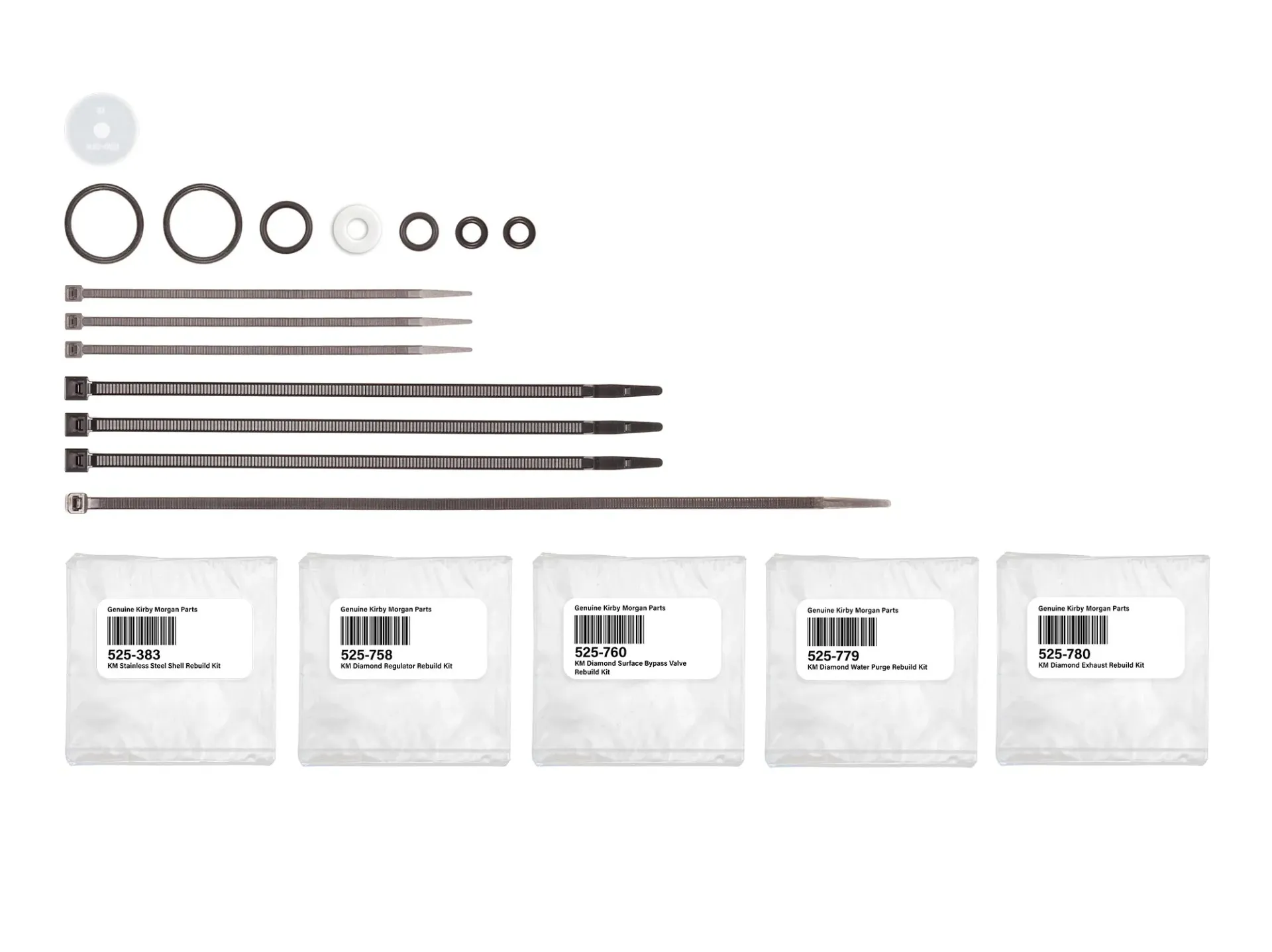 [525-645] KIRBY MORGAN DIAMOND OVERHAUL KIT