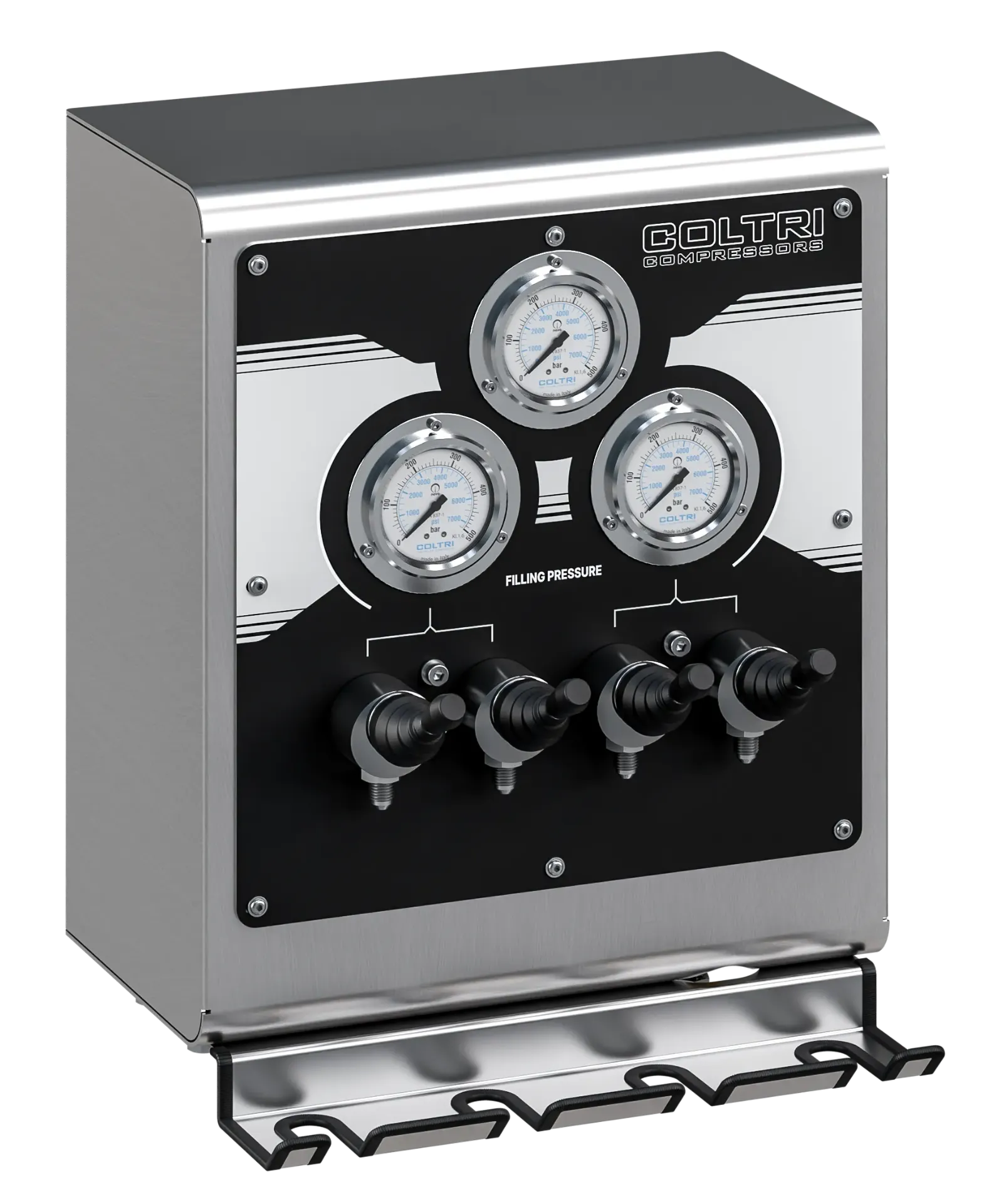 REMOTE FILLING PANEL WITH LEVER VALVE - STAINLESS STEEL | MELNIC MARINE